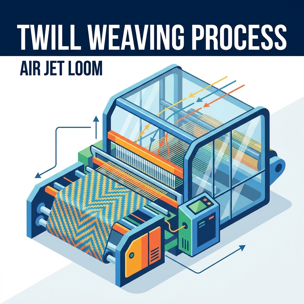 Twill Weaving Process Explained: How Twill Fabrics Are Manufactured