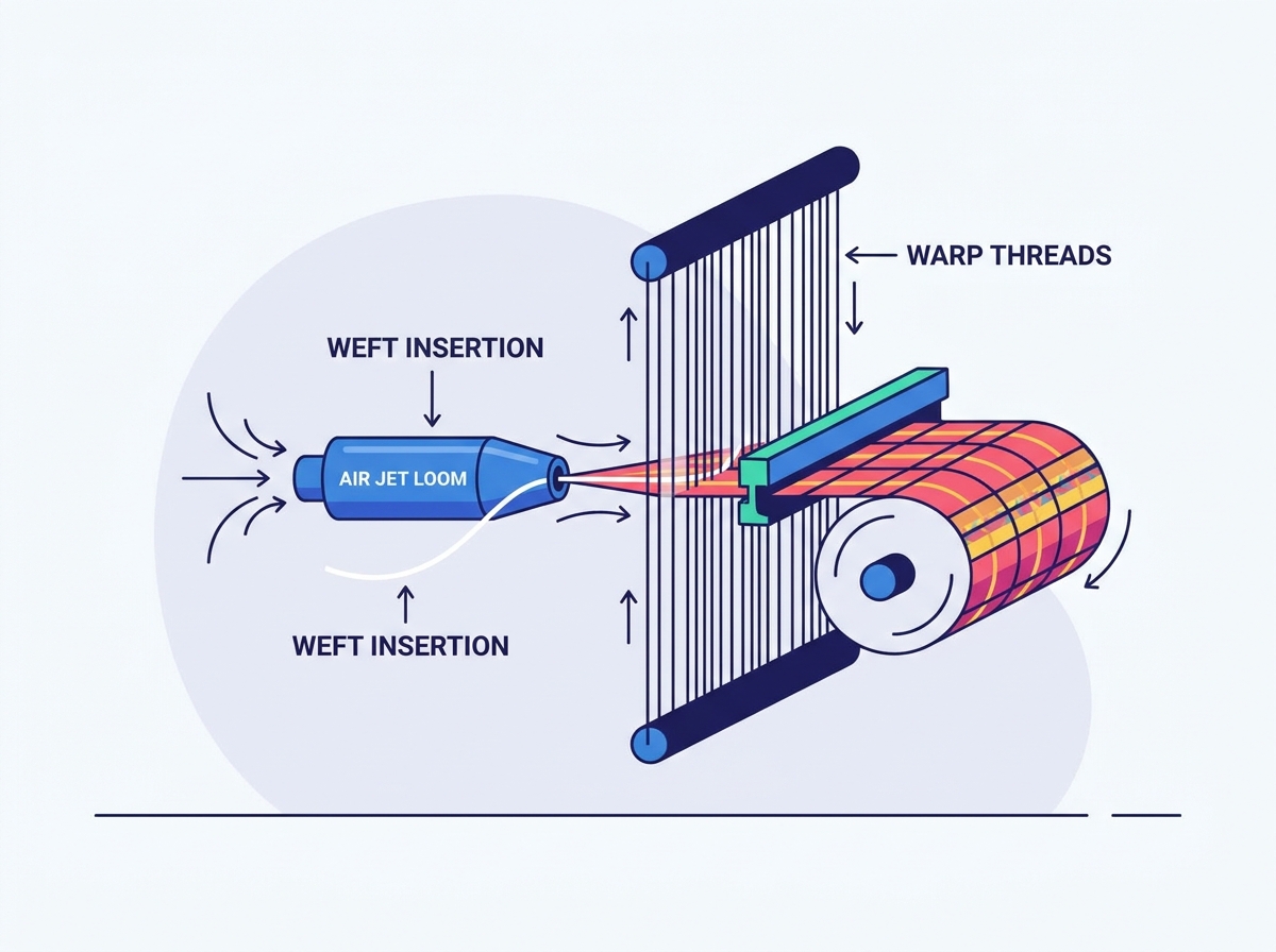 Air Jet Loom Production